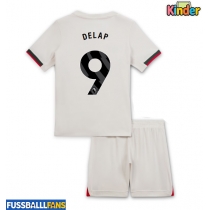 Chelsea Liam Delap #9 Auswärts Trikotsatz Kinder 2025-26 Kurzarm (+ Kurze Hosen)